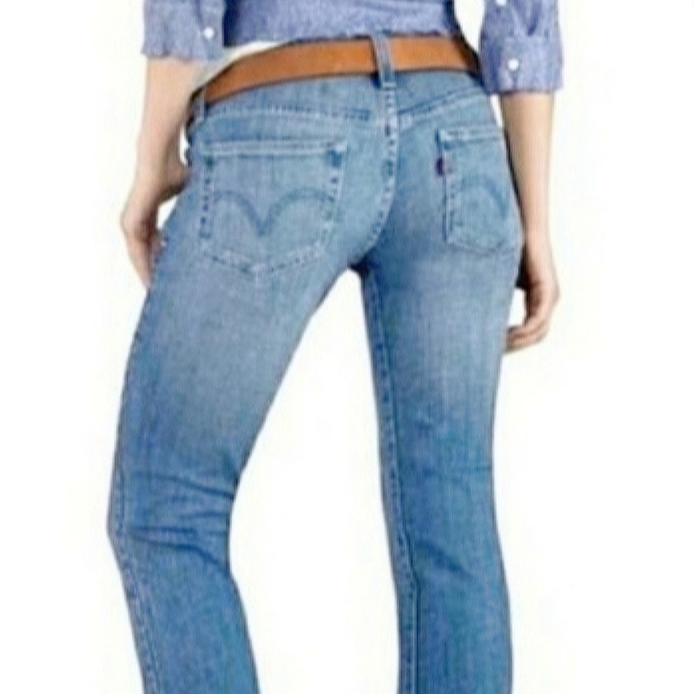 Levis Light Wash Skinny Jeans Womens 9 Low Rise